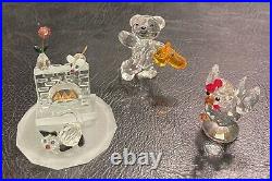 Austrian Crystal Figurines-Lot of 16-Swarovski, Crystal World, Iris Arc, Silver De