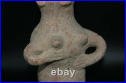 Authentic Ancient Indus Valley Terracotta Figurine of a Standing Woman