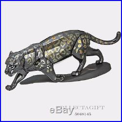 Authentic Swarovski Black Jaguar Decoration Figurine #5048145