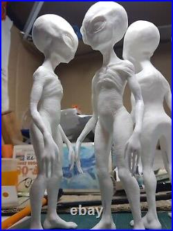 BIG 1/6 Grey Alien figure Roswell area 51 UFO pilot model sci fi / geek