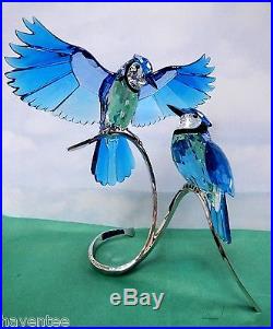 BLUE JAYS 2013 SWAROVSKI CRYSTAL BIRDS ON BRANCH #1176149