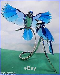 BLUE JAYS 2013 SWAROVSKI CRYSTAL BIRDS ON BRANCH #1176149