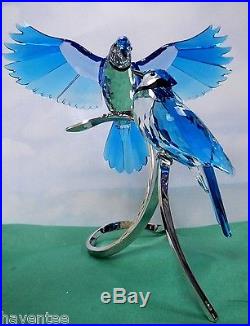 BLUE JAYS 2013 SWAROVSKI CRYSTAL BIRDS ON BRANCH #1176149