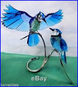 BLUE JAYS 2013 SWAROVSKI CRYSTAL BIRDS ON BRANCH #1176149