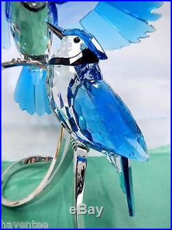 BLUE JAYS 2013 SWAROVSKI CRYSTAL BIRDS ON BRANCH #1176149