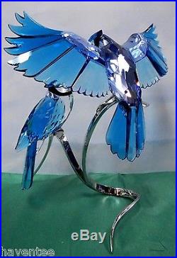 BLUE JAYS 2013 SWAROVSKI CRYSTAL BIRDS ON BRANCH #1176149