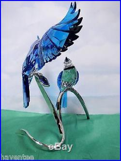 BLUE JAYS 2013 SWAROVSKI CRYSTAL BIRDS ON BRANCH #1176149