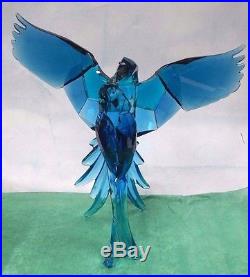 Blue Parrots Paradise Birds Tropical 2015 Swarovski Crystal #5136775