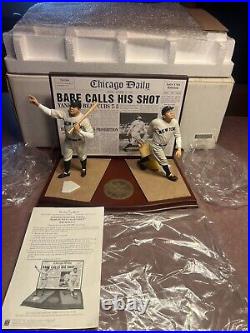 Babe Ruth 1932 Called Shot Home Run Danbury Mint Figurine Statue N. Y. Yankee NEW