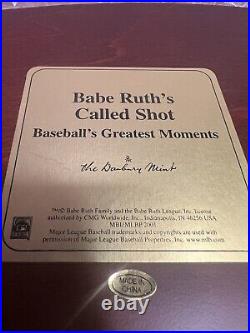 Babe Ruth 1932 Called Shot Home Run Danbury Mint Figurine Statue N. Y. Yankee NEW