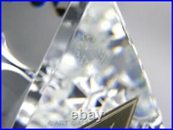 Baccarat France Crystal 18 TALL ISIS TRYLON OBELISK MONUMENT PRISM Mint