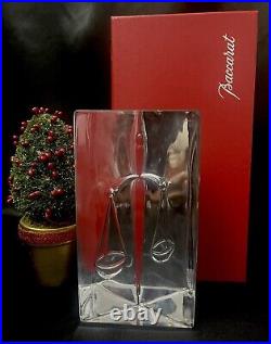 Baccarat Gorgeous Crystal Justice Block Figurine (In Original Box)