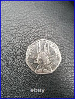 Beatrix Potter 50p Coin Peter Rabbit 2016