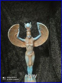 Beautiful Antique Ancient Egyptian Statue Figurine Isis Goddess of the Moon