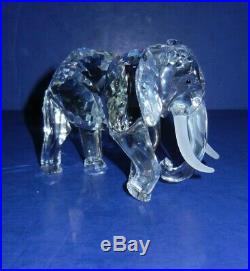 Beautiful Large Swarovski Silver Crystal Elephant Inspirations Africa Series
