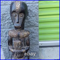 Beri Fang Reliquary Authentic Cultural Statue Fang Manbeya from Gabon 26x9x8