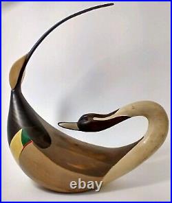 Big Sky Carvers Duck Decoy Hindley Collection Rare Curved Tail Duck 16