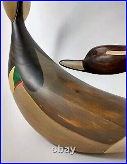 Big Sky Carvers Duck Decoy Hindley Collection Rare Curved Tail Duck 16