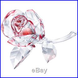 Blossoming Rose, Red Flower In Secret Garden 2019 Swarovski Crystal 5428561