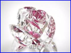 Blossoming Rose Ruby Clear Crystal Love Flower 2017 Swarovski Crystal #5248878