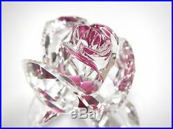 Blossoming Rose Ruby Clear Crystal Love Flower 2017 Swarovski Crystal 5248878