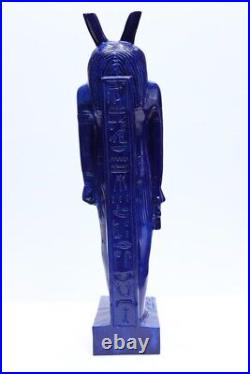 Blue Ancient Egyptian God Seth, Egyptian Seth statue, Seth statue, home decor