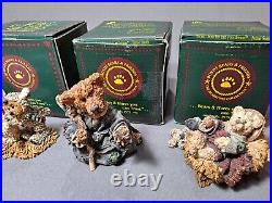 Boyd's Bears Nativity Series 3 Christmas The Bearstone Collection LOT of 7 figur
