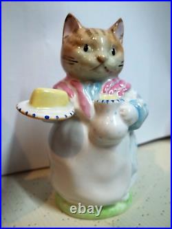 Bp2a Gold Oval Beatrix Potter Figurine Peter Rabbit Friends Beswick Lot Rare