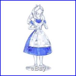 Brand New Swarovski (5135884) Disney Alice In Wonderland Blue Crystal Figurine
