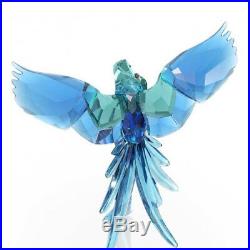 Brand New Swarovski (5136775) Blue Parrots Birds Of Paradise Crystal Figurine