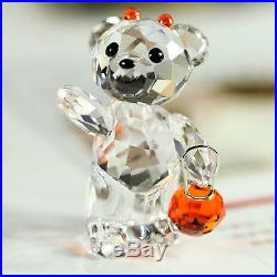 Brand New in Box swarovski 2011 Halloween Kris Bear 1096026 Crystal Figurine