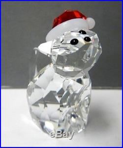 CAT WITH SANTA HAT CRYSTAL CHRISTMAS 2014 SWAROVSKI XMAS #5060448