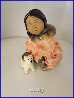 C. Alan Johnson Eskimo girl Figurine 1962