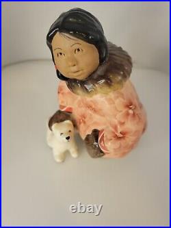 C. Alan Johnson Eskimo girl Figurine 1962