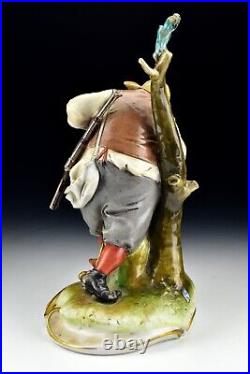 Capodimonte Porcelain Figurine of Hunter