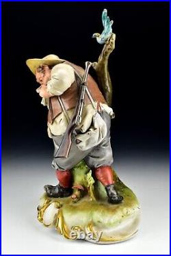 Capodimonte Porcelain Figurine of Hunter