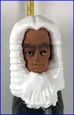 Chelsea Pottery England Lawyer Barrister Attorney 14.5 Tall Figurine Clay