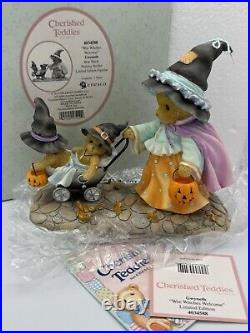 Cherished Teddies Halloween Bear Gwyneth Wee Witches Welcome 4034588 Figurine