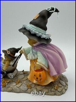 Cherished Teddies Halloween Bear Gwyneth Wee Witches Welcome 4034588 Figurine