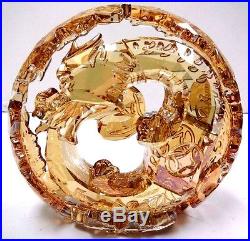 Chinese Zodiac Dragon Large Golden Shine Crystal 2015 Swarovski #5063126