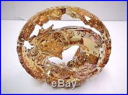 Chinese Zodiac Dragon Large Golden Shine Crystal 2015 Swarovski #5063126