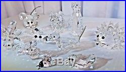 Collectible Lot of 11 Swarovski Crystal Figurines