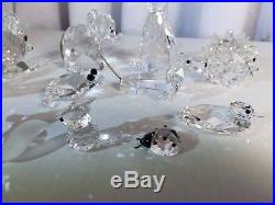 Collectible Lot of 11 Swarovski Crystal Figurines