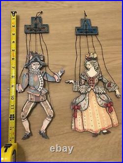 Commedia Dell'Arte Marionettes Set of 2