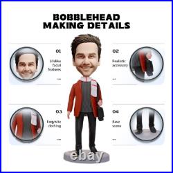 Custom Bobblehead, Full Body Customization Based on Pictures, Personalized Gifts
