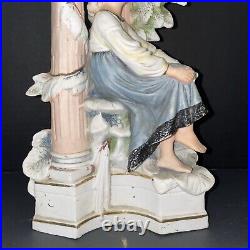 DEPPaire de Biscuit AllemandPair Biscuit PorcelainAntiqueVaseGermany11902