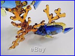 Doctorfish Blue Fish Coral Tropical Sea Life 2016 Swarovski Crystal #5223194