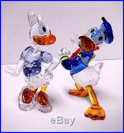 Donald Duck And Daisy Duck Set Disney Crystal 2015 Swarovski #5063676 5115334