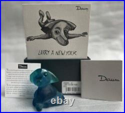 Daum Hand Made Signed And Numbered Piece Larry A New York In Original Box