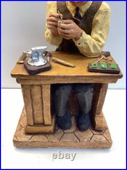 David Kaplan Jeweler Figurine 1974 Signed le 247/500 READ